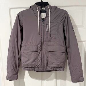 Vuori Women's Gray Hooded Jacket